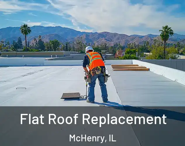  Flat Roof Replacement McHenry, IL