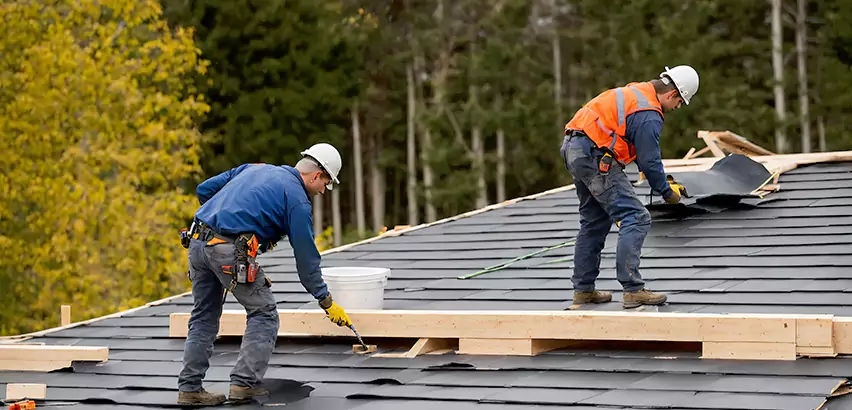 Garage Felt Roof Replacement in McHenry