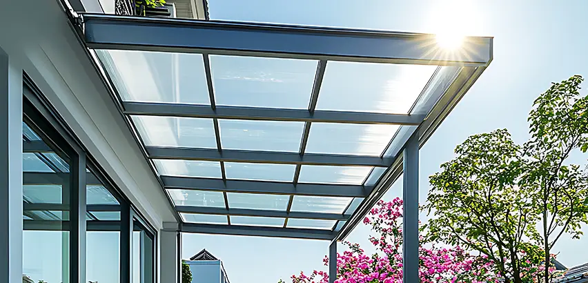 Glass Patio Roof Installation in McHenry