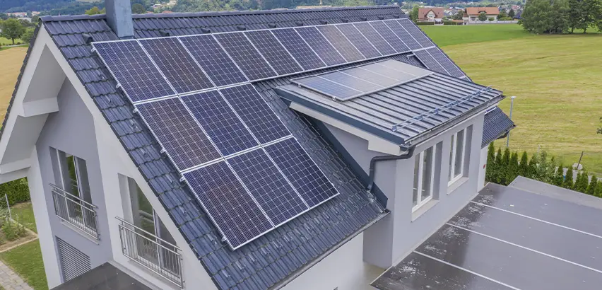 Residential Solar Roof Installation in McHenry