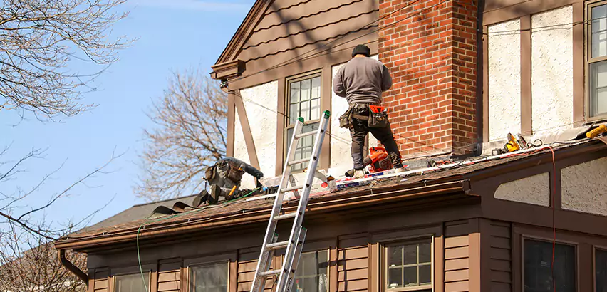 Roof Siding Trim Repair in McHenry
