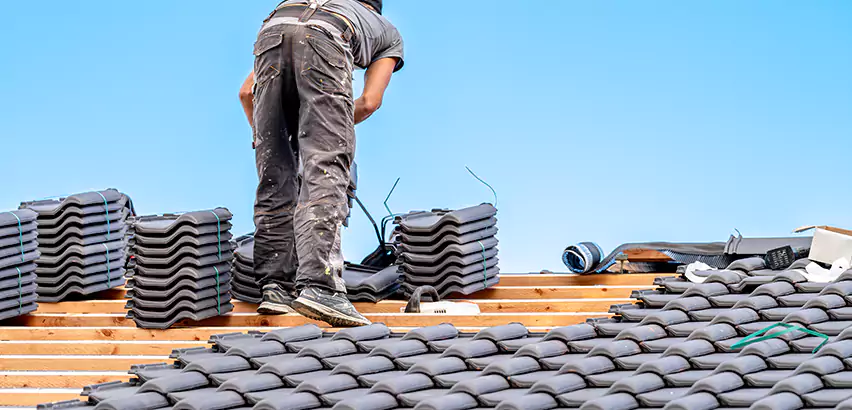 Replacing Tile Roof Underlayment in McHenry